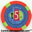 Las Vegas Club $5 Casino Chip 