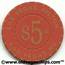 Las Vegas Hilton $5 Casino Chip