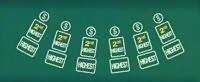 Pai Gow Poker Layout, Roulette Felt