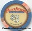 Palace Station $3 Casino Chip 