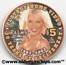 Palms Hotel Playboy Bunny Dalene Kurtis $5 Casino Chip