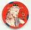 Palms Hotel Gwen Stefani from No Doubt $5 & $25 Casino Chips