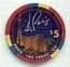 Paris Las Vegas 4th of July 2006 $5 Casino Chip