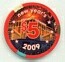 Planet Hollywood Casino Happy New Year 2009 $5 Casino Chip