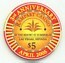 Las Vegas Rampart Casino 3rd Anniversary 2005 $5 Casino Chip