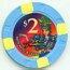 Rio Hotel $2 Poker Room Casino Chips