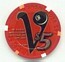 Las Vegas Riviera VNEA 25th Anniversary $5 Casino Chip