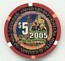 Riviera BCA Centennial Celebration $5 Casino Chip