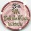 Riviera We Tied the Knot in 2003 $5 Chip