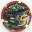 Riviera VNEA Pool Tournament 2004 $5 Casino Chip