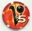 Riviera VNEA Billiard Tournament 2006 $5 Casino Chip
