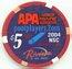 Riviera APA NSC Tournament 2004 $5 Casino Chip 