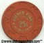 Silverbird 25¢ Casino Chip