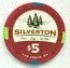 Silverton Casino 10th Anniversary $5 Casino Chip
