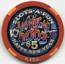 Slots -A- Fun Happy New Year 2003 $5 Chip
