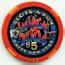 Slots A Fun New Year 2004 $5 Casino Chip