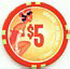 Stardust 45th Anniversary 2003 $5 & $25 Casino Chips
