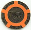 Las Vegas Tangiers Casino $500 Poker Chips