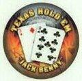 Texas Hold'em Jack Benny Collectible Poker Chip