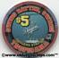 Tropicana Dodgers Stadium 2002 $5 Chip