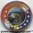 Tropicana Let Freedom Ring 2002 $5 Chip