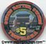 Tropicana Qualcomm Stadium 2002 $5 Chip 
