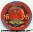 Tropicana Valentine's Day 2004 $5 Casino 