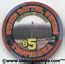 Tropicana Veterans Stadium 2002 $5 Casino Chip