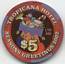 Tropicana Christmas 2002 $5 Chip
