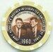 John F. Kennedy & Peter Lawford at the Sands Las Vegas History Casino Chip