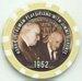 Las Vegas History Casino Chip Harry Truman & Jimmy Durante Play Piano