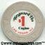 Westward Ho $1 Casino Chip