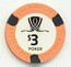 Steve Wynn Las Vegas Poker Room $3 Casino Chip