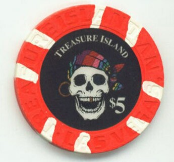 Treasure Island Mystere $5 Casino Chip
