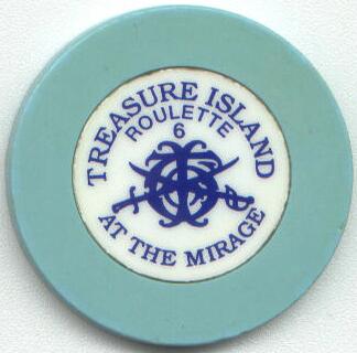 Treasure Island Roulette Casino Chips