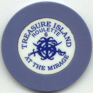 Treasure Island Roulette Casino Chips