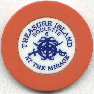 Treasure Island Roulette Casino Chips