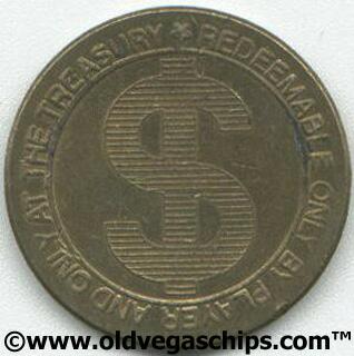 Las Vegas Treasury Casino $1 Slot Token