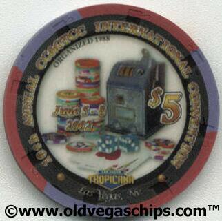 Tropicana 10th CC&GTCC Convention $5 Casino Chip