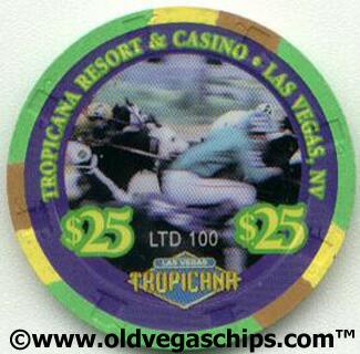 Tropicana Kentucky Derby 1999 $25 Casino Chip