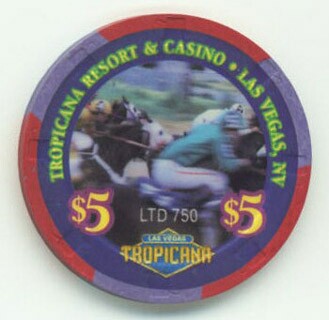 Tropicana Kentucky Derby 1999 $5 Casino Chip