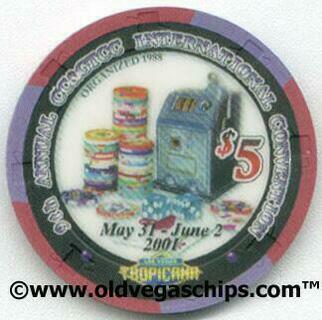 Tropicana Casino Chip Convention 2001 $5 Poker Chip