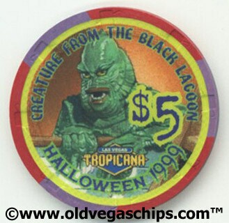Las Vegas Tropicana The Creature from the Black Lagoon $5 Casino Chip