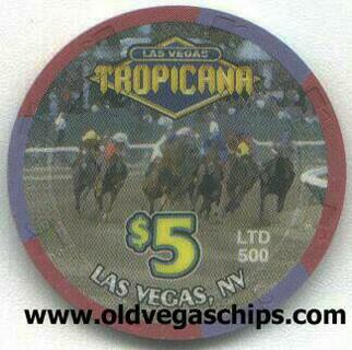 Tropicana Kentucky Derby 2001 $5 Casino Chip