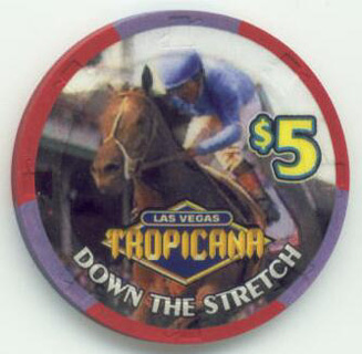 Tropicana Kentucky Derby 2002 $5 Casino Chip