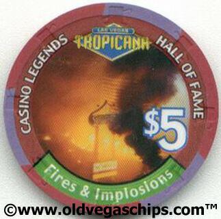 Tropicana Dunes Hotel Implosion $5 Casino Chip