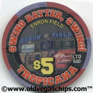 Tropicana Enron Field $5 Casino Chip