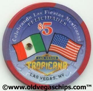 Tropicana Felicades $5 Casino Chip