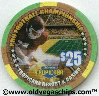 Tropicana Superbowl 2000 $25 Casino Chip