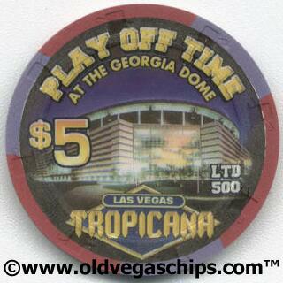 Tropicana March Madness 2002 $5 Casino Chip